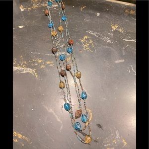 3 strand beaded necklace
